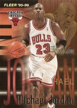 1995-96 Fleer #323 Michael Jordan Front