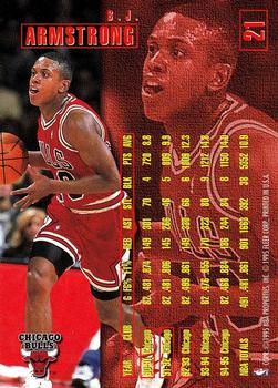 1995-96 Fleer #21 B.J. Armstrong Back