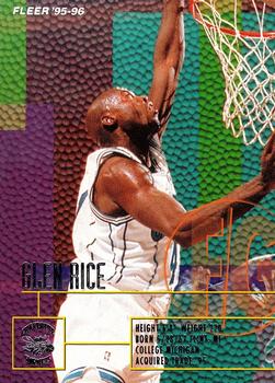 1995-96 Fleer #211 Glen Rice Front