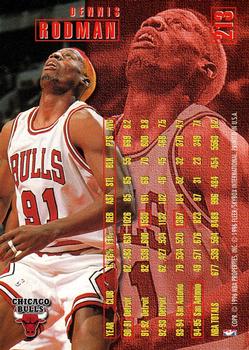 1995-96 Fleer #213 Dennis Rodman Back