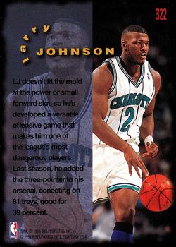 1995-96 Fleer #322 Larry Johnson Back