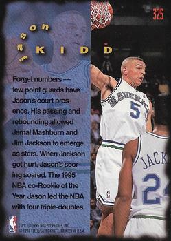 1995-96 Fleer #325 Jason Kidd Back