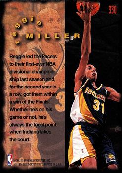 1995-96 Fleer #330 Reggie Miller Back