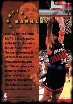 1995-96 Fleer #340 Charles Barkley Back