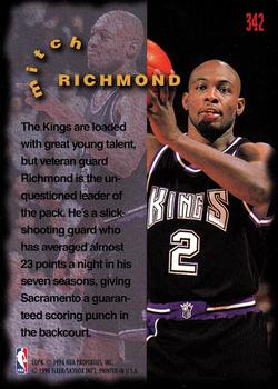 1995-96 Fleer #342 Mitch Richmond Back