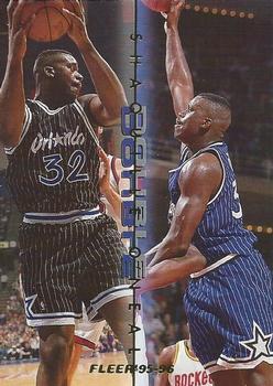 1995-96 Fleer - Double Double #10 Shaquille O'Neal Front