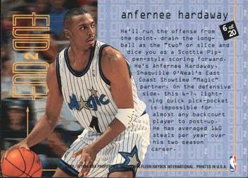 1995-96 Fleer - End 2 End #6 Anfernee Hardaway Back