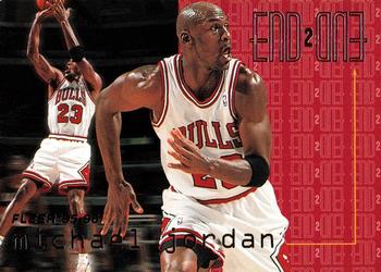 1995-96 Fleer - End 2 End #9 Michael Jordan Front