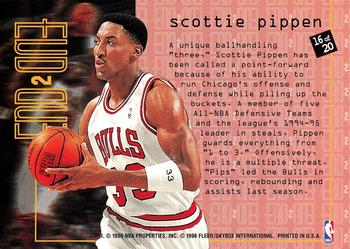 1995-96 Fleer - End 2 End #16 Scottie Pippen Back