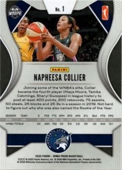 2020 Panini Prizm WNBA #1 Napheesa Collier Back