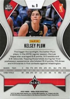 2020 Panini Prizm WNBA #9 Kelsey Plum Back