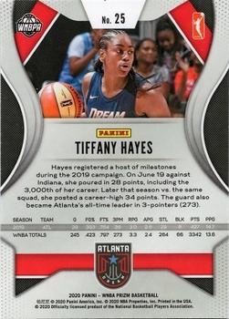 2020 Panini Prizm WNBA #25 Tiffany Hayes Back
