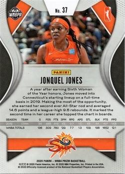 2020 Panini Prizm WNBA #37 Jonquel Jones Back