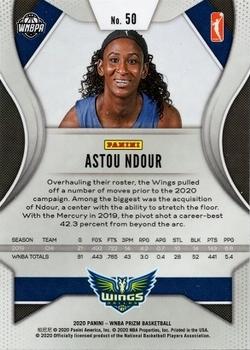 2020 Panini Prizm WNBA #50 Astou Ndour Back