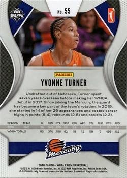 2020 Panini Prizm WNBA #55 Yvonne Turner Back