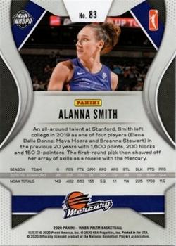 2020 Panini Prizm WNBA #83 Alanna Smith Back