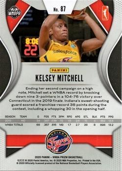 2020 Panini Prizm WNBA #87 Kelsey Mitchell Back