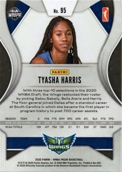 2020 Panini Prizm WNBA #95 Tyasha Harris Back