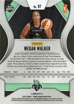 2020 Panini Prizm WNBA #97 Megan Walker Back