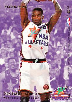 Carte Fleer Collection Basketball 🏀 1995 #258 Logo Phoenix Suns NBA 