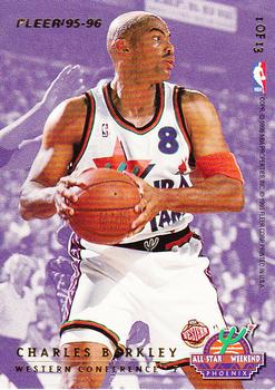 1995-96 Fleer - NBA All-Stars #1 Grant Hill / Charles Barkley Back