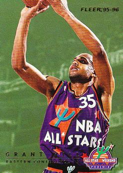1995-96 Fleer - NBA All-Stars #1 Grant Hill / Charles Barkley Front