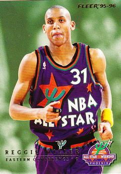 1995-96 Fleer - NBA All-Stars #5 Reggie Miller / Latrell Sprewell Front