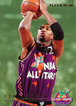 1995-96 Fleer - NBA All-Stars #6 Vin Baker / Cedric Ceballos Front