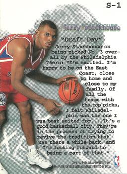1995-96 Fleer - Stackhouse's Scrapbook #S-1 Jerry Stackhouse Back