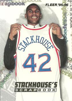 1995-96 Fleer - Stackhouse's Scrapbook #S-2 Jerry Stackhouse Front