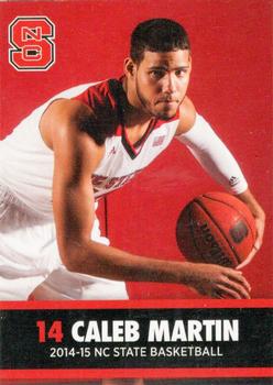 2014-15 NC State Wolfpack #NNO Caleb Martin Front