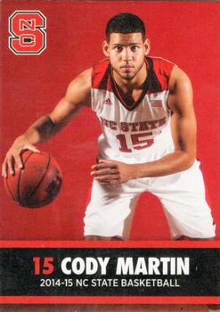 2014-15 NC State Wolfpack #NNO Cody Martin Front