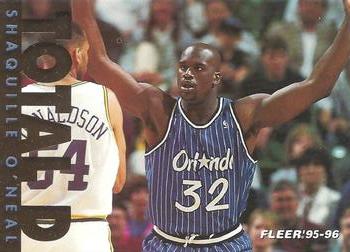 1995-96 Fleer - Total D #7 Shaquille O'Neal Front