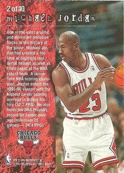1995-96 Fleer - Total O #2 Michael Jordan Back