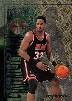1995-96 Fleer - Tower of Power #4 Alonzo Mourning Front