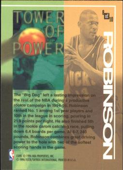 1995-96 Fleer - Tower of Power #8 Glenn Robinson Back