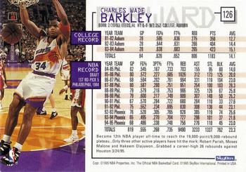 1995-96 Hoops #126 Charles Barkley Back