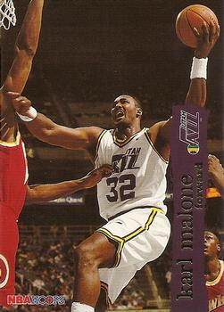 1995-96 Hoops #160 Karl Malone Front