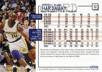 1995-96 Hoops #52 Tim Hardaway Back