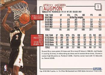 1995-96 Hoops #1 Stacey Augmon Back