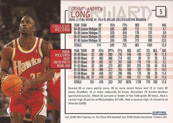 1995-96 Hoops #5 Grant Long Back