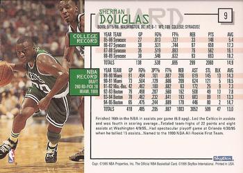 1995-96 Hoops #9 Sherman Douglas Back