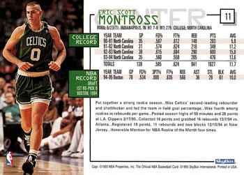 1995-96 Hoops #11 Eric Montross Back