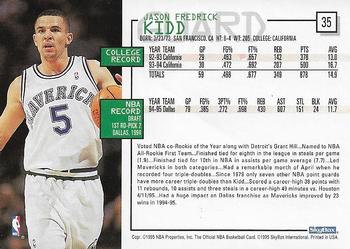 1995-96 Hoops #35 Jason Kidd Back