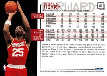 1995-96 Hoops #61 Robert Horry Back