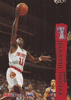 1995-96 Hoops #62 Vernon Maxwell Front