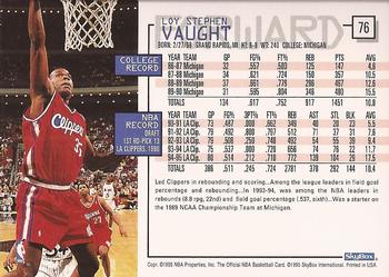 1995-96 Hoops #76 Loy Vaught Back