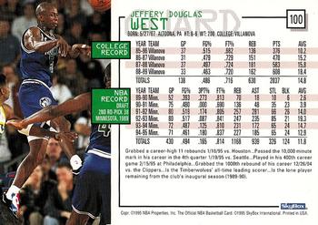 1995-96 Hoops #100 Doug West Back