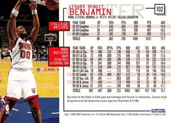1995-96 Hoops #102 Benoit Benjamin Back