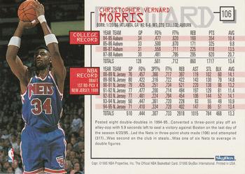 1995-96 Hoops #106 Chris Morris Back